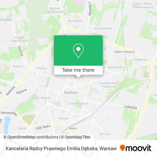 Kancelaria Radcy Prawnego Emilia Dębska map