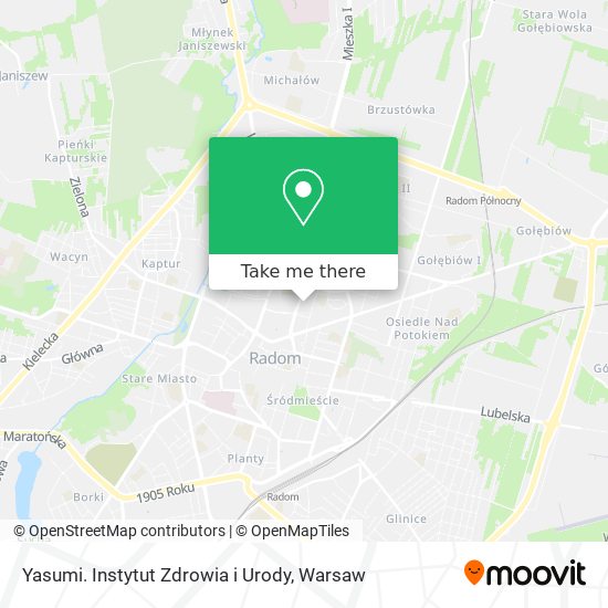 Yasumi. Instytut Zdrowia i Urody map