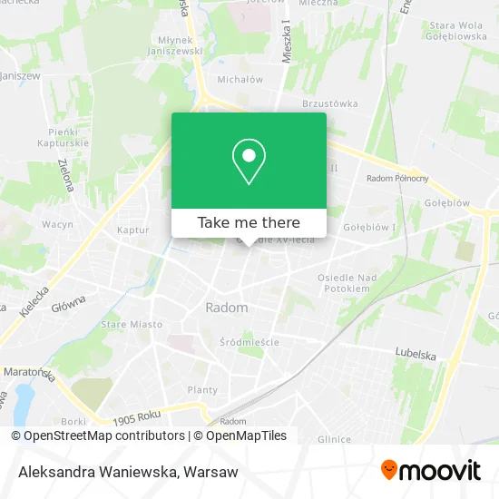 Карта Aleksandra Waniewska