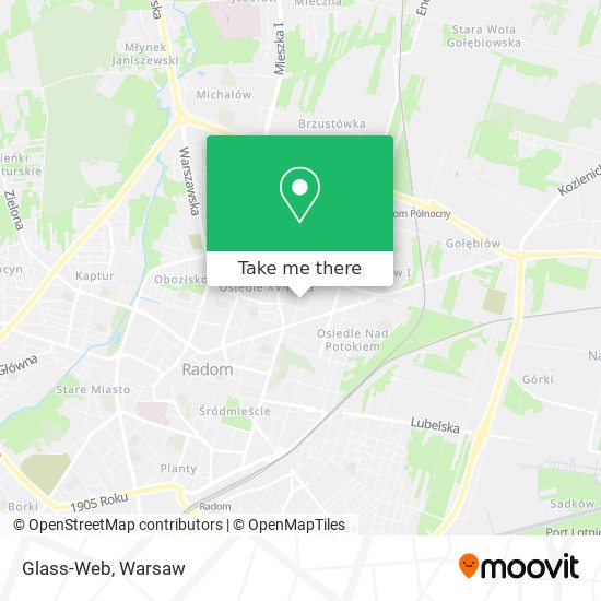 Glass-Web map