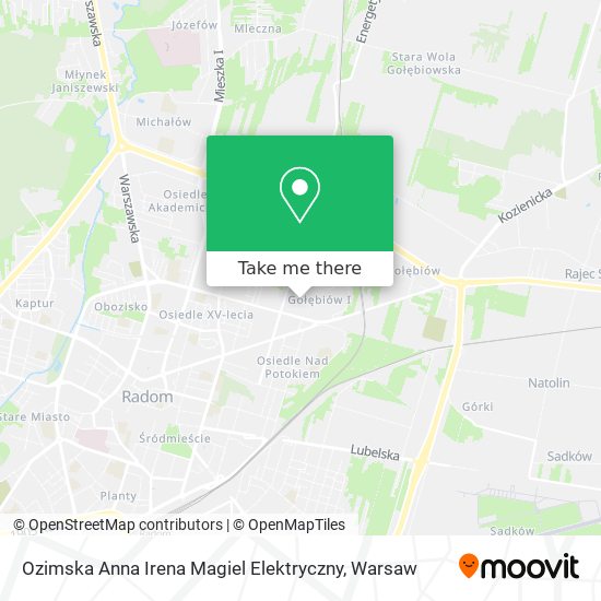 Ozimska Anna Irena Magiel Elektryczny map