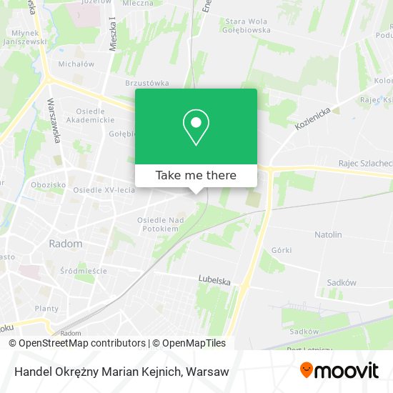 Handel Okrężny Marian Kejnich map