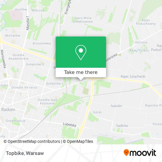 Topbike map