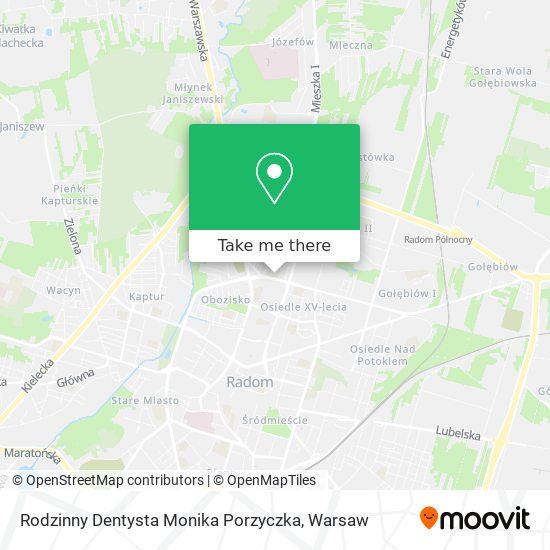 Rodzinny Dentysta Monika Porzyczka map