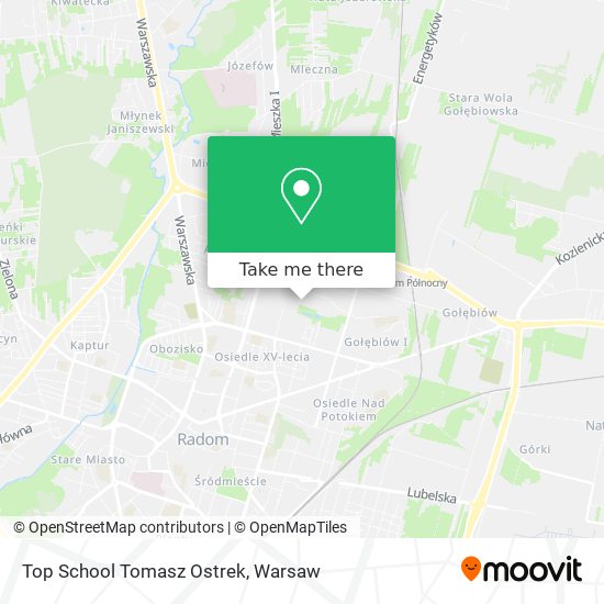 Top School Tomasz Ostrek map