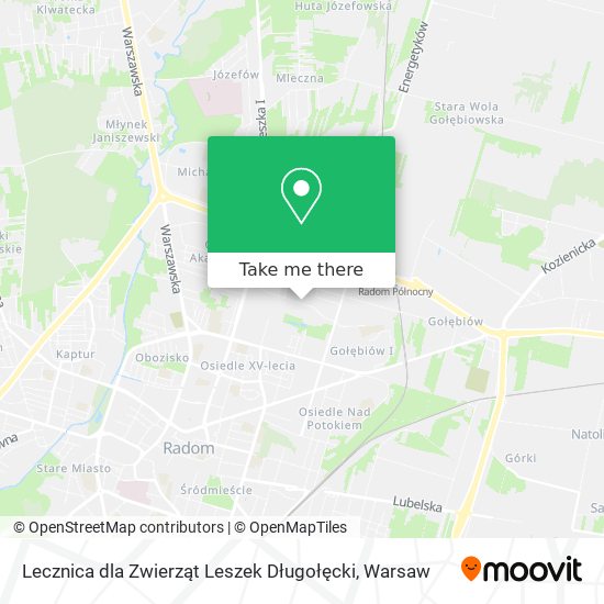 Lecznica dla Zwierząt Leszek Długołęcki map