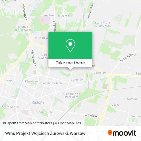 Wms Projekt Wojciech Żurowski map