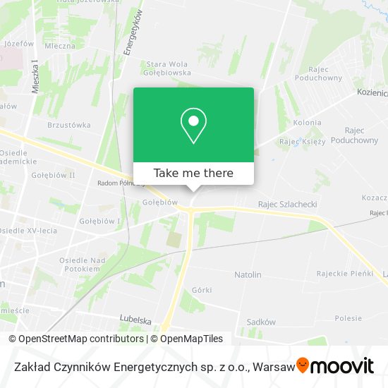 Zakład Czynników Energetycznych sp. z o.o. map