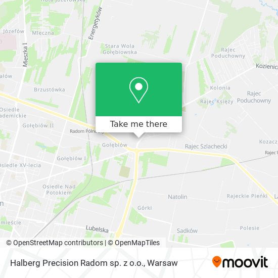 Halberg Precision Radom sp. z o.o. map