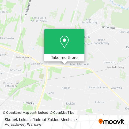 Skopek Łukasz Radmot Zakład Mechaniki Pojazdowej map