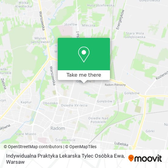 Indywidualna Praktyka Lekarska Tylec Osóbka Ewa map