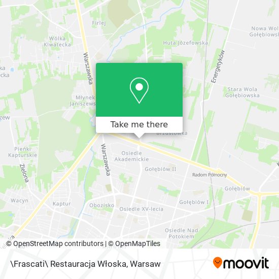 \Frascati\ Restauracja Włoska map