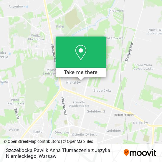 Szczekocka Pawlik Anna Tłumaczenie z Języka Niemieckiego map