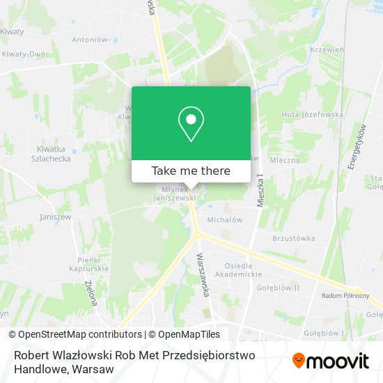 Robert Wlazłowski Rob Met Przedsiębiorstwo Handlowe map