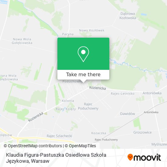 Klaudia Figura-Pastuszka Osiedlowa Szkoła Językowa map