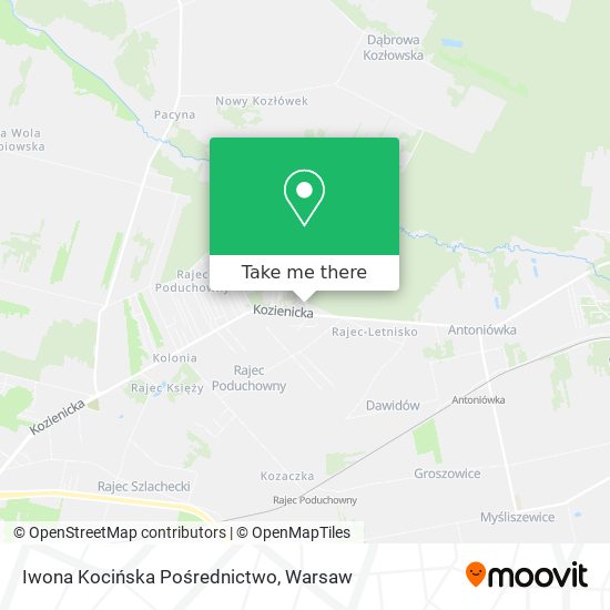 Iwona Kocińska Pośrednictwo map