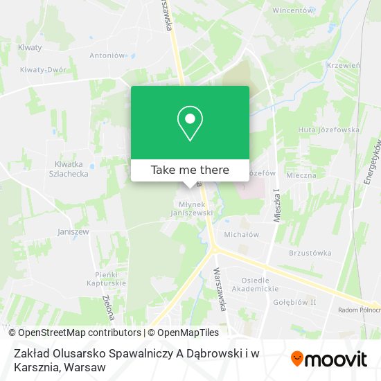 Zakład Olusarsko Spawalniczy A Dąbrowski i w Karsznia map