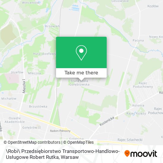 \Robi\ Przedsiębiorstwo Transportowo-Handlowo-Usługowe Robert Rutka map