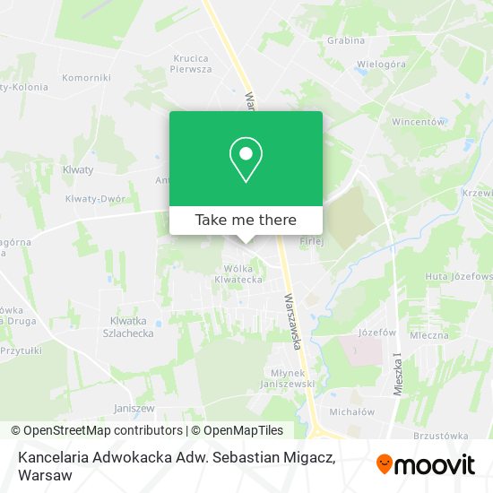 Kancelaria Adwokacka Adw. Sebastian Migacz map