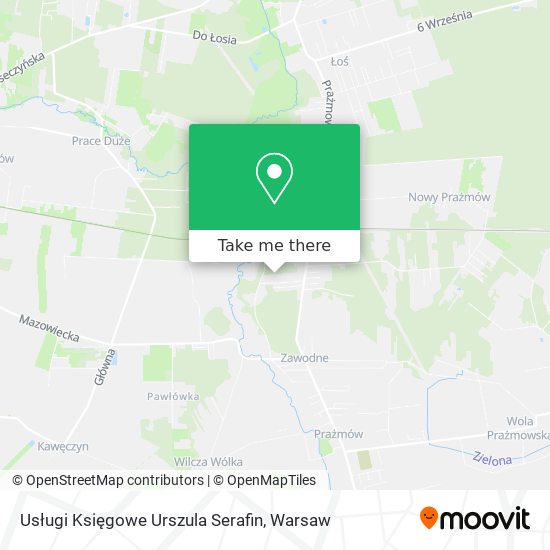 Usługi Księgowe Urszula Serafin map