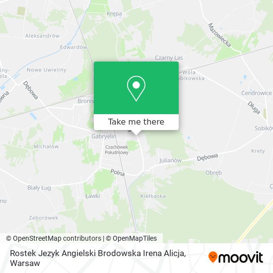 Rostek Jezyk Angielski Brodowska Irena Alicja map