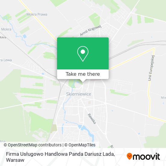 Firma Usługowo Handlowa Panda Dariusz Lada map