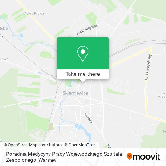 Poradnia Medycyny Pracy Wojewódzkiego Szpitala Zespolonego map