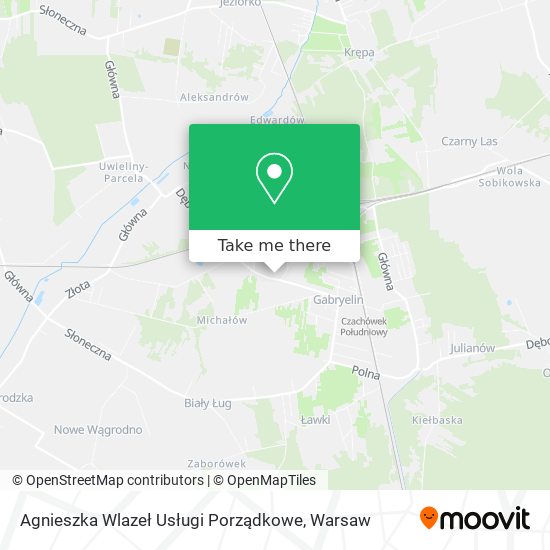 Agnieszka Wlazeł Usługi Porządkowe map