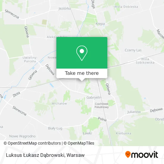 Luksus Łukasz Dąbrowski map