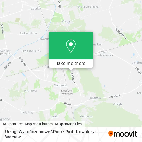 Usługi Wykończeniowe \Piotr\ Piotr Kowalczyk map
