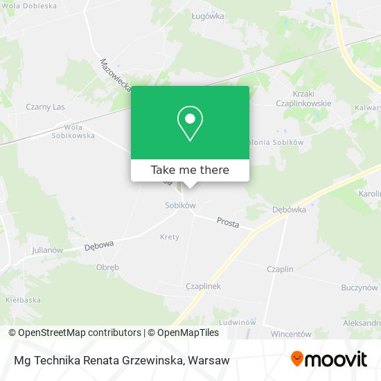 Mg Technika Renata Grzewinska map