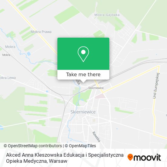 Akced Anna Kleszowska Edukacja i Specjalistyczna Opieka Medyczna map