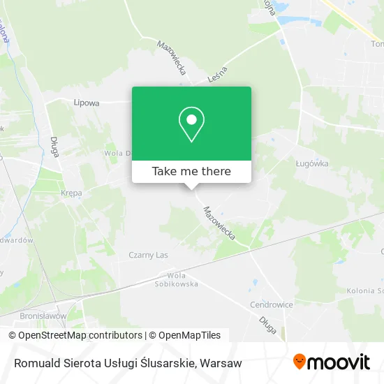 Romuald Sierota Usługi Ślusarskie map