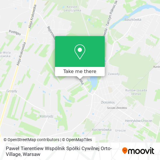Paweł Tierentiew Wspólnik Spółki Cywilnej Orto-Village map