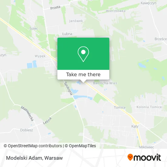 Карта Modelski Adam