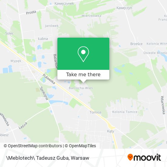 \Meblotech\ Tadeusz Guba map