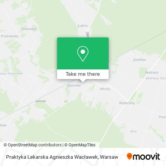 Praktyka Lekarska Agnieszka Wacławek map