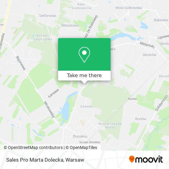 Sales Pro Marta Dolecka map