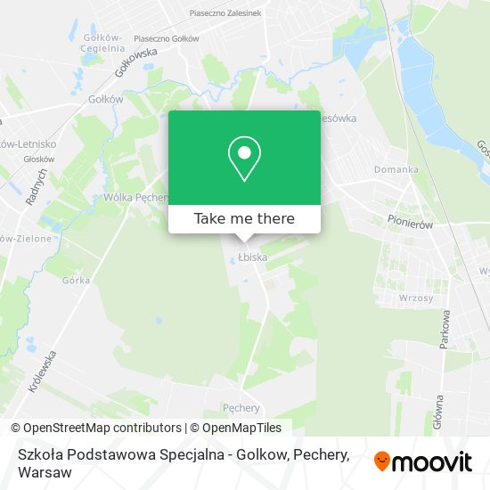 Szkoła Podstawowa Specjalna - Golkow, Pechery map