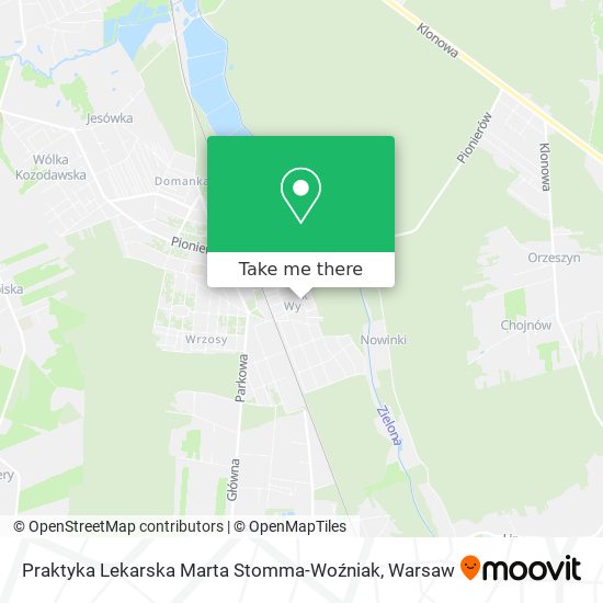 Praktyka Lekarska Marta Stomma-Woźniak map