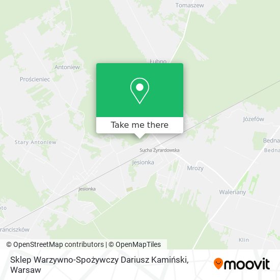 Sklep Warzywno-Spożywczy Dariusz Kamiński map