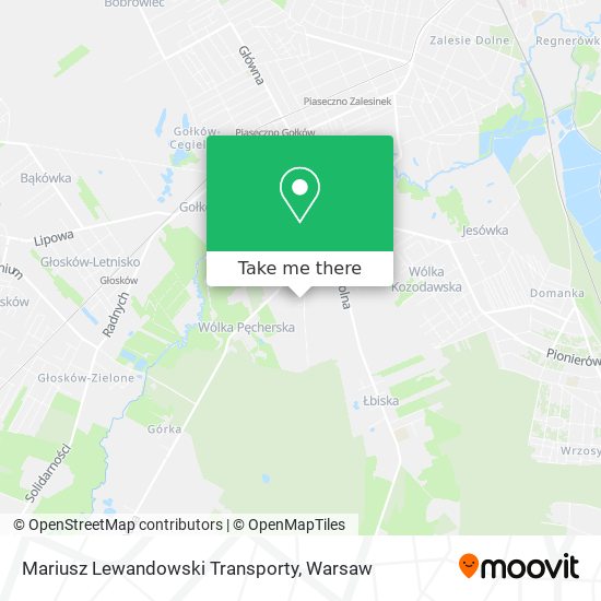 Mariusz Lewandowski Transporty map