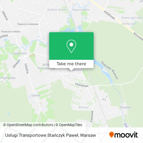 Usługi Transportowe Stańczyk Paweł map