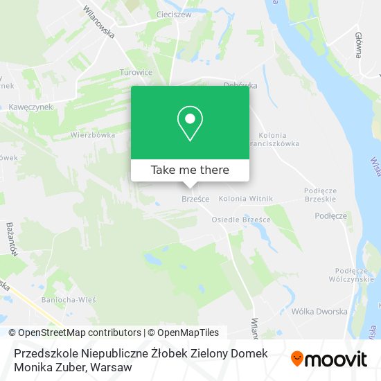 Przedszkole Niepubliczne Żłobek Zielony Domek Monika Zuber map