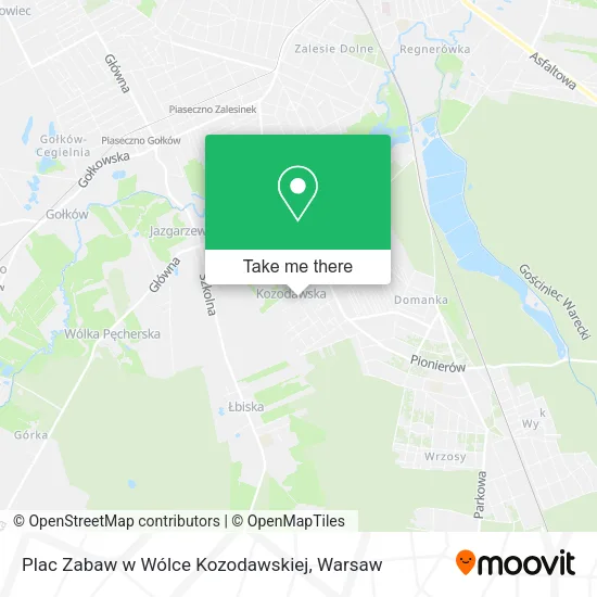 Plac Zabaw w Wólce Kozodawskiej map