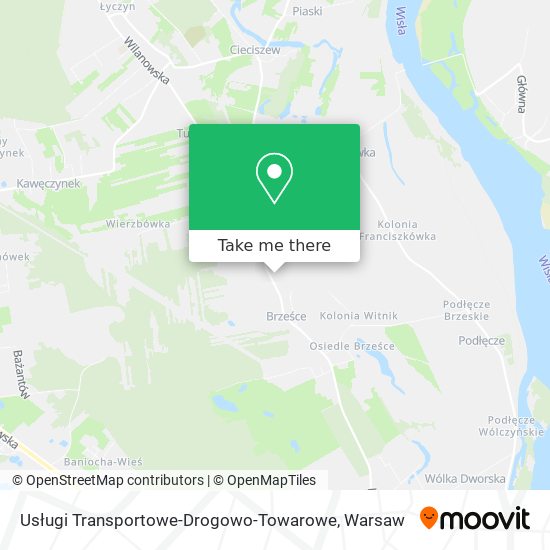 Карта Usługi Transportowe-Drogowo-Towarowe