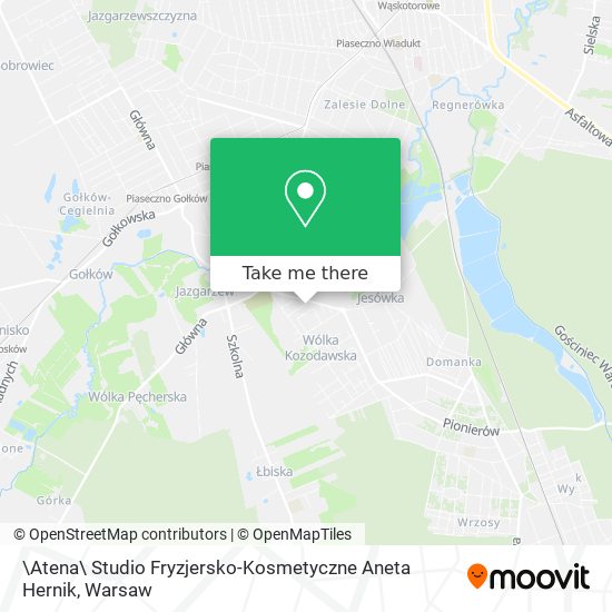 \Atena\ Studio Fryzjersko-Kosmetyczne Aneta Hernik map