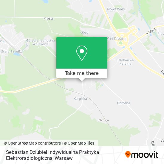 Sebastian Dziubiel Indywidualna Praktyka Elektroradiologiczna map