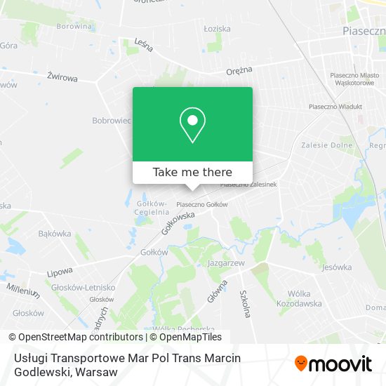 Usługi Transportowe Mar Pol Trans Marcin Godlewski map