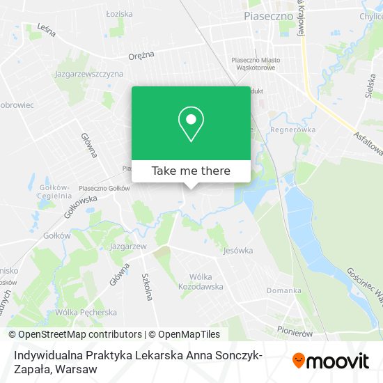 Indywidualna Praktyka Lekarska Anna Sonczyk-Zapała map